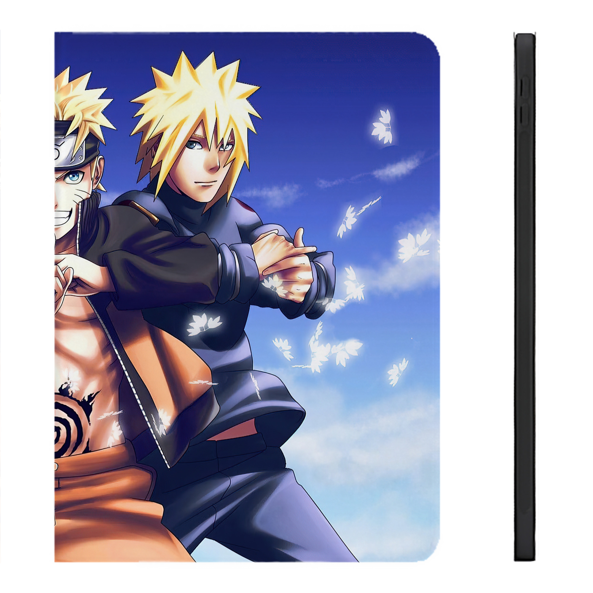 （画像用） NARUTO -ナルト- NARUTO -ナルト- 疾風伝 IPadケース ペンホルダー付き ブックスタイルデザイン